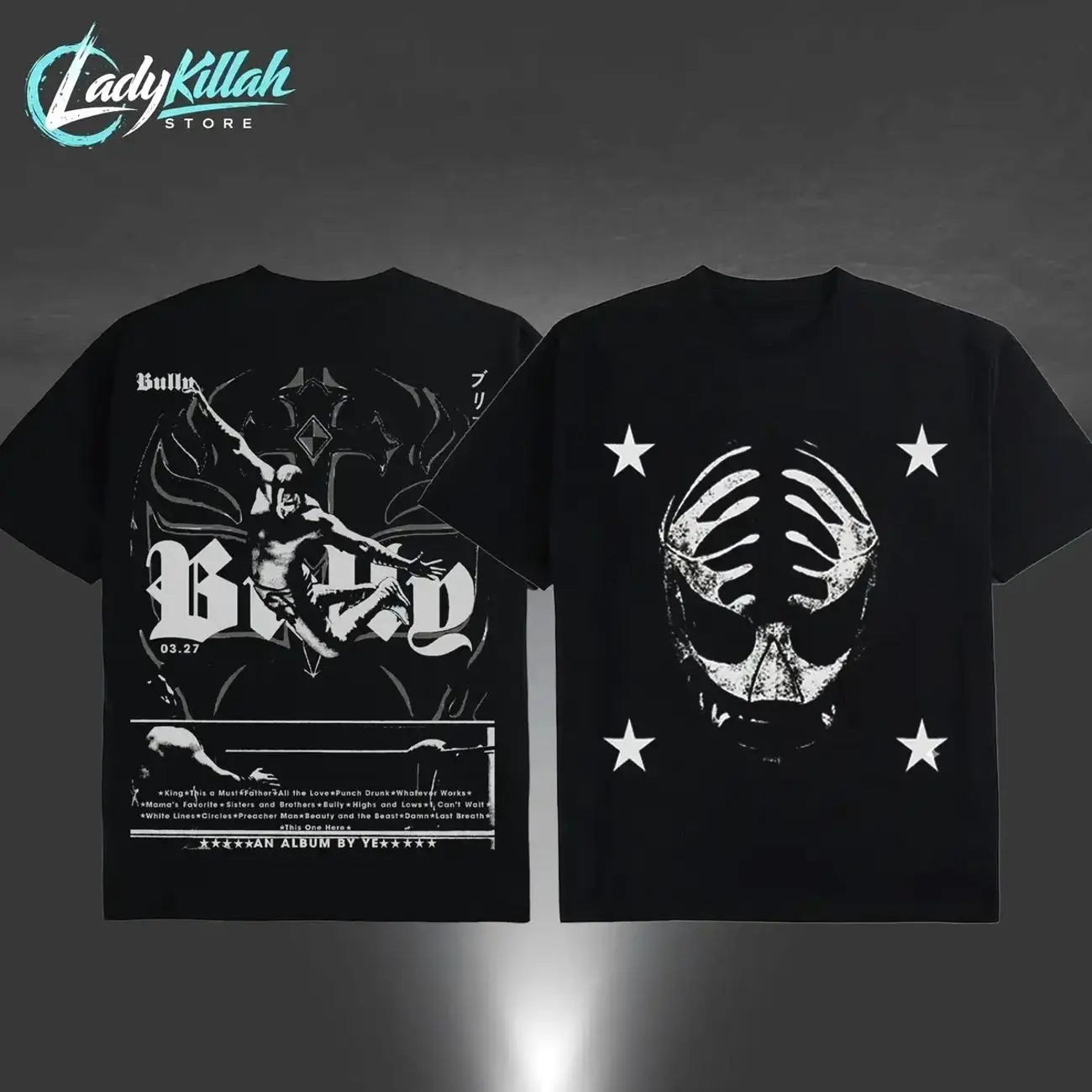 Bully - YE's 12th Studio Album Merch 2026 V48 Premium Cotton T-Shirt For Ye Fans, Ye Stans Hip-Hop Shirt, Gift For Ye Fan Graphic Tee, Bully Album Fan Merch Shirt #11 AFR
