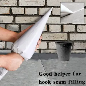Ceramic tile grouting masonry mortar bag with molded tip, cement bag for tile installation and grouting