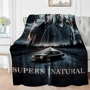 Supernatural Travel Blanket – Lightweight and Soft Throw for Bedroom, Dorm Room, Sofa, Couch, Travel and Relaxing Evenings, Warm and Comfortable for Supernatural Fans