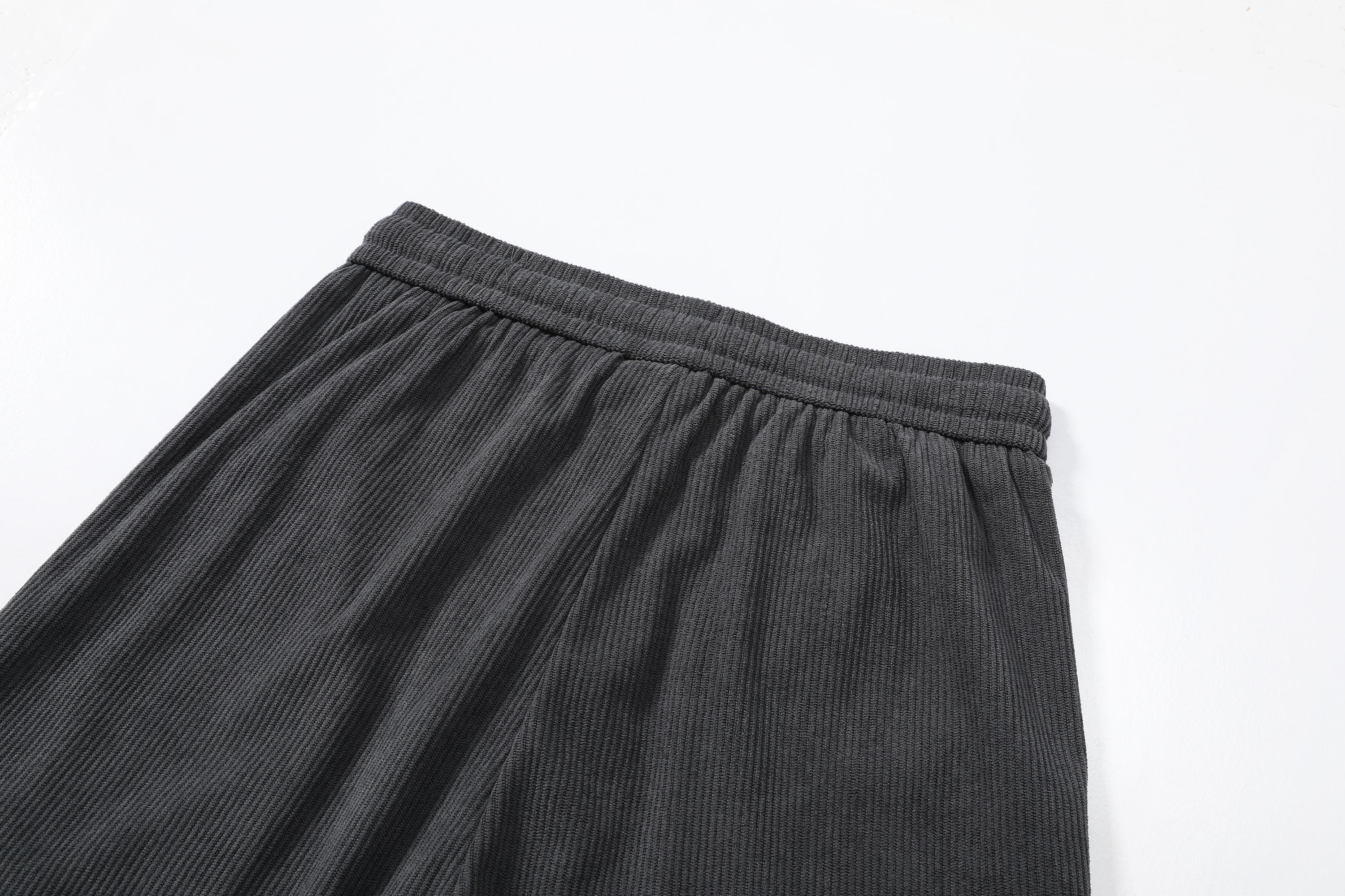 Men’s loose straight corduroy casual pants, comfortable and breathable, spring/summer/autumn styles