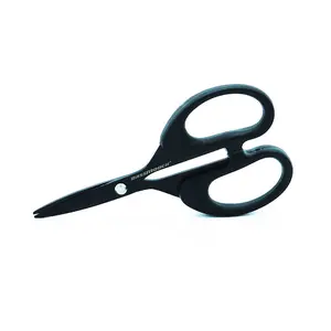 BassMooch Tournament Braid Line Scissors with Black Handle and Claws
