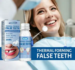 EELHOE Malleable Dental Gel (30ml Box) Film And Television Makeup Denture Modification Temporary Dental Filling Gel For Filling Cavities And Gaps Between Teeth