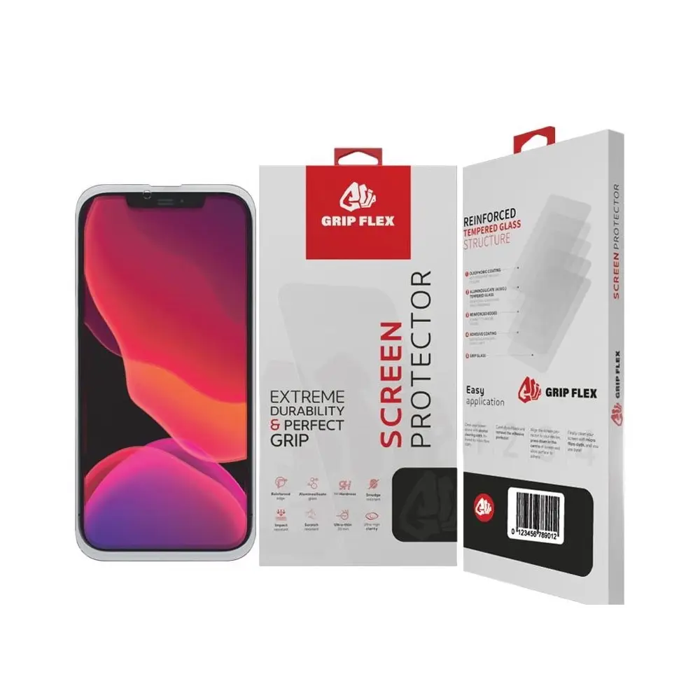 IPHONE 15 PRO GRIP FLEX - TEMPERED GLASS SCREEN PROTECTOR