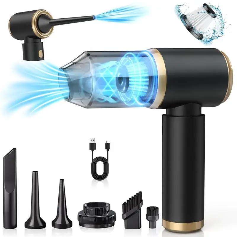 Handheld Car Vacuum Cleaner, Rechargeable Cordless Vacuum Cleaner, Household Cleaning Tool, Dust Cleaner for Home, Car