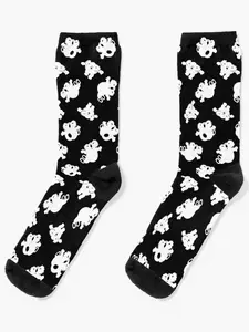 TUMBLING KOALAS BLACK AND WHITE Socks