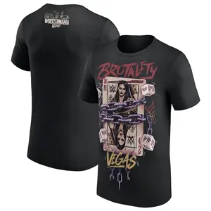 Rhea Ripley WrestleMania 42 Playing Card T-Shirt ,Vintage WW.E Graphics Tee, Pro Wrestling WrestleMania Fan Gift Tee Gift for Men And Women