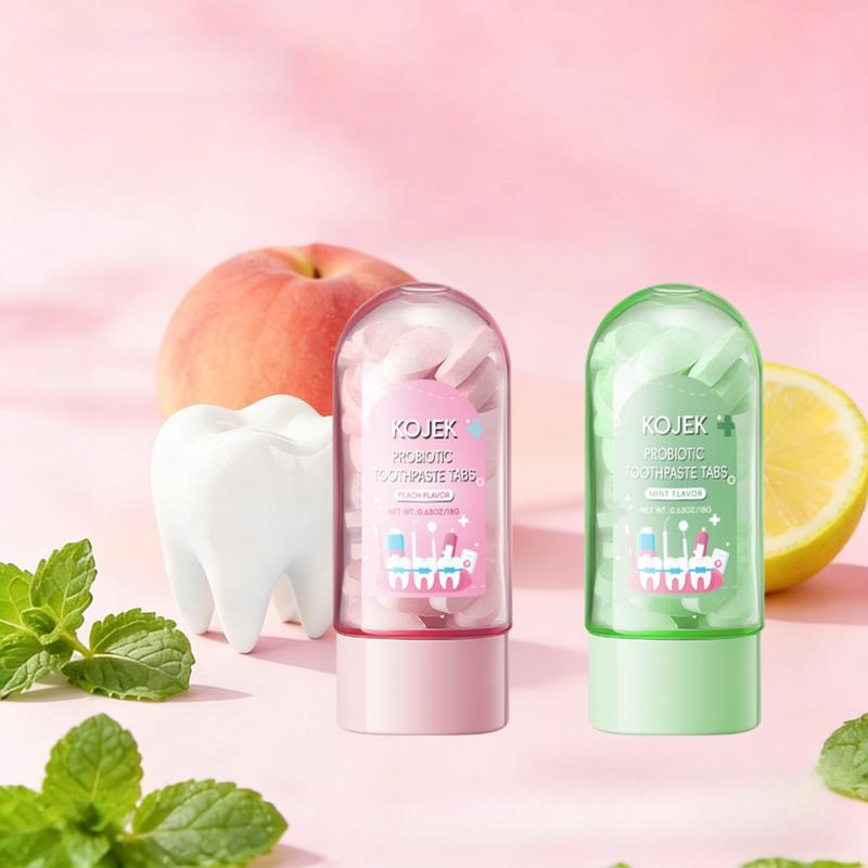 KOJEK Solid Toothpaste – Fluoride-Free, Eco-Friendly, Portable, Long-Lasting Fresh Breath | Natural Oral Care