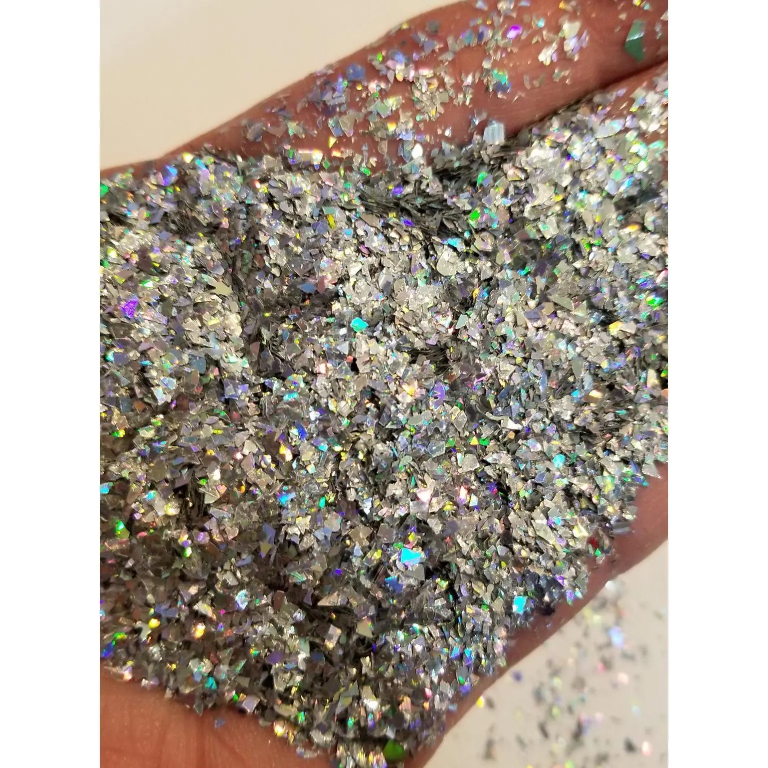 Holographic Glitter Shards 50g Holographic Mylar Small Size Flakes Glitter 50g (12 design ) small Laser Nail glitter Flake ,yu67