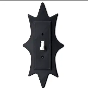 Gothic Spiked Decorative Light Switch Cover Plate – Unique Wall Decor for Halloween, Haunted House, or Alternative Home Style