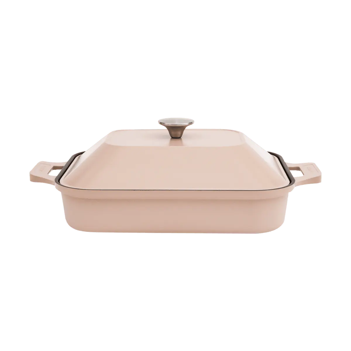 Dr.Hows BRIO Steam Grill Pan with Lid Pink