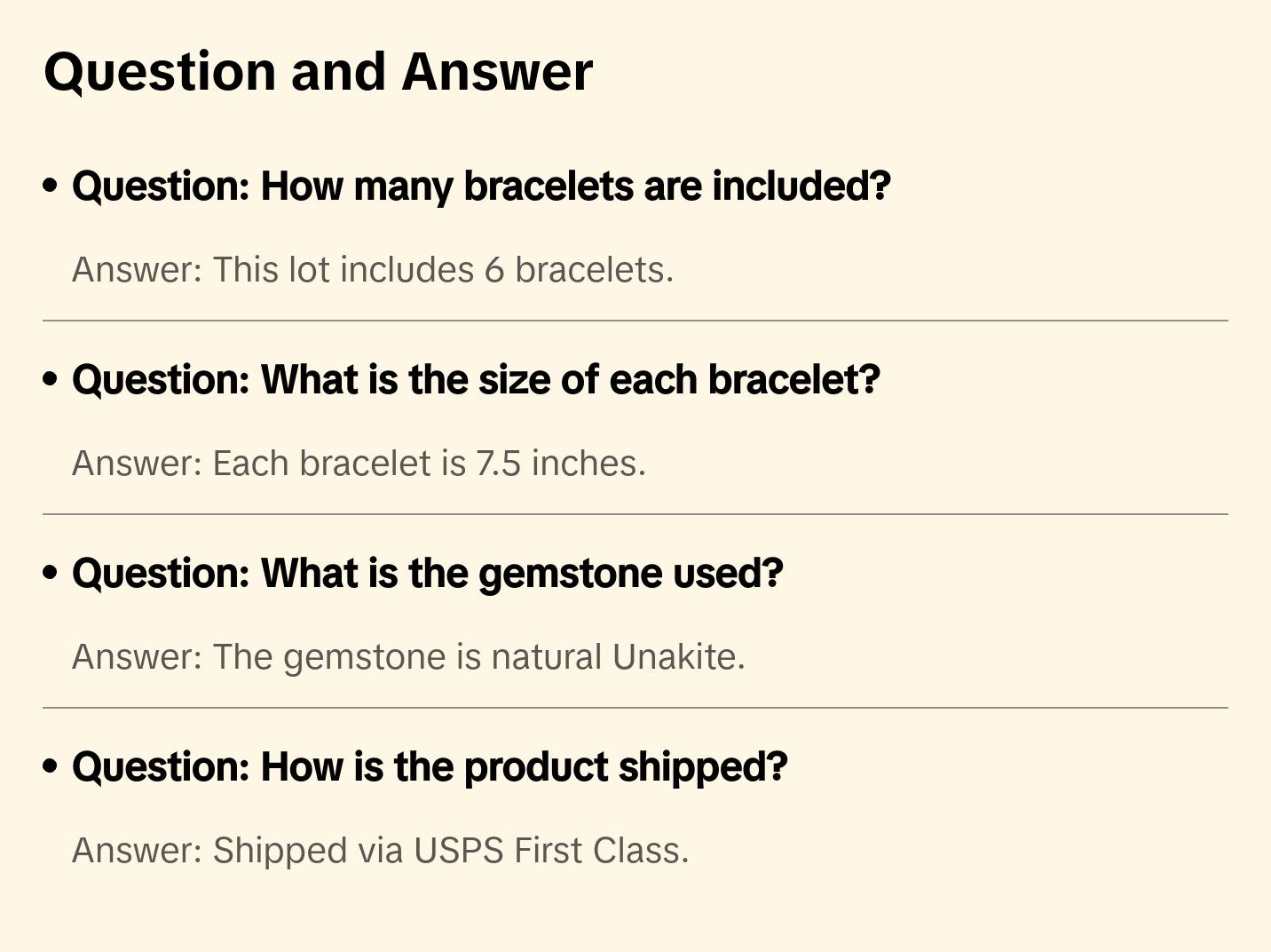 Wholesale Lot 6 Pcs Natural Unakite 4mm 7.5” Crystal Healing Stretch Bracelet