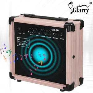 Glarry 20W GB-20 Electric Bass Guitar Amplifier Natural Color