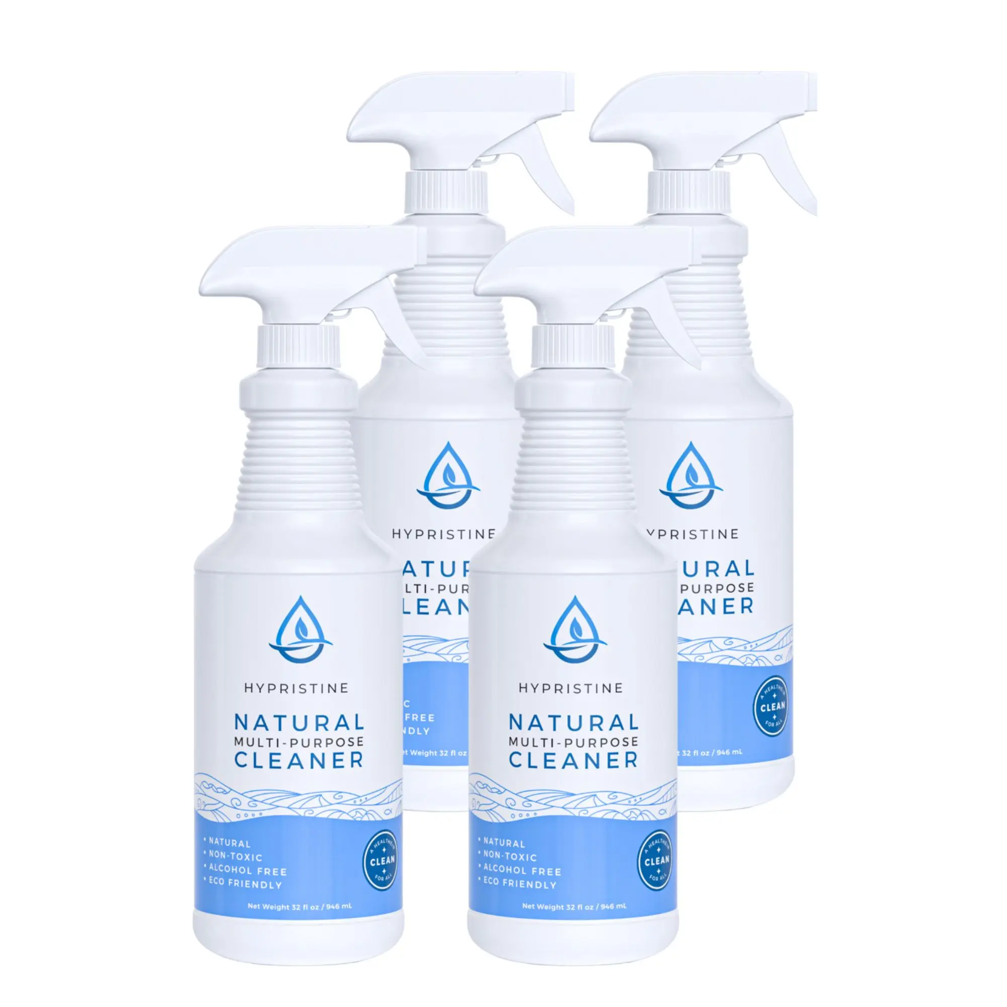 32 oz Spray Bottles – 4 Pack