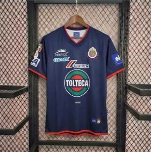 [Hot Jersey] - Chivas Guadalajara 2001-02 Third Soccer Jersey - Full Print Logo