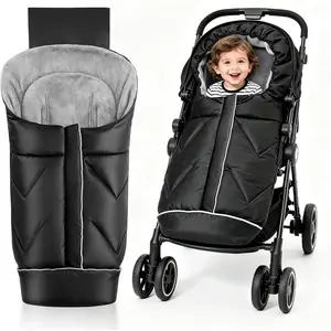 Water-Repellent Warm Universal Stroller Blanket & Footmuff Zipper Winter Bunting Bag Sleeping Bag for Babies Toddlers Kids