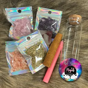 Love & Attraction Spell Jar Kit for Positive Energy and Romance with Pink/Red Candle