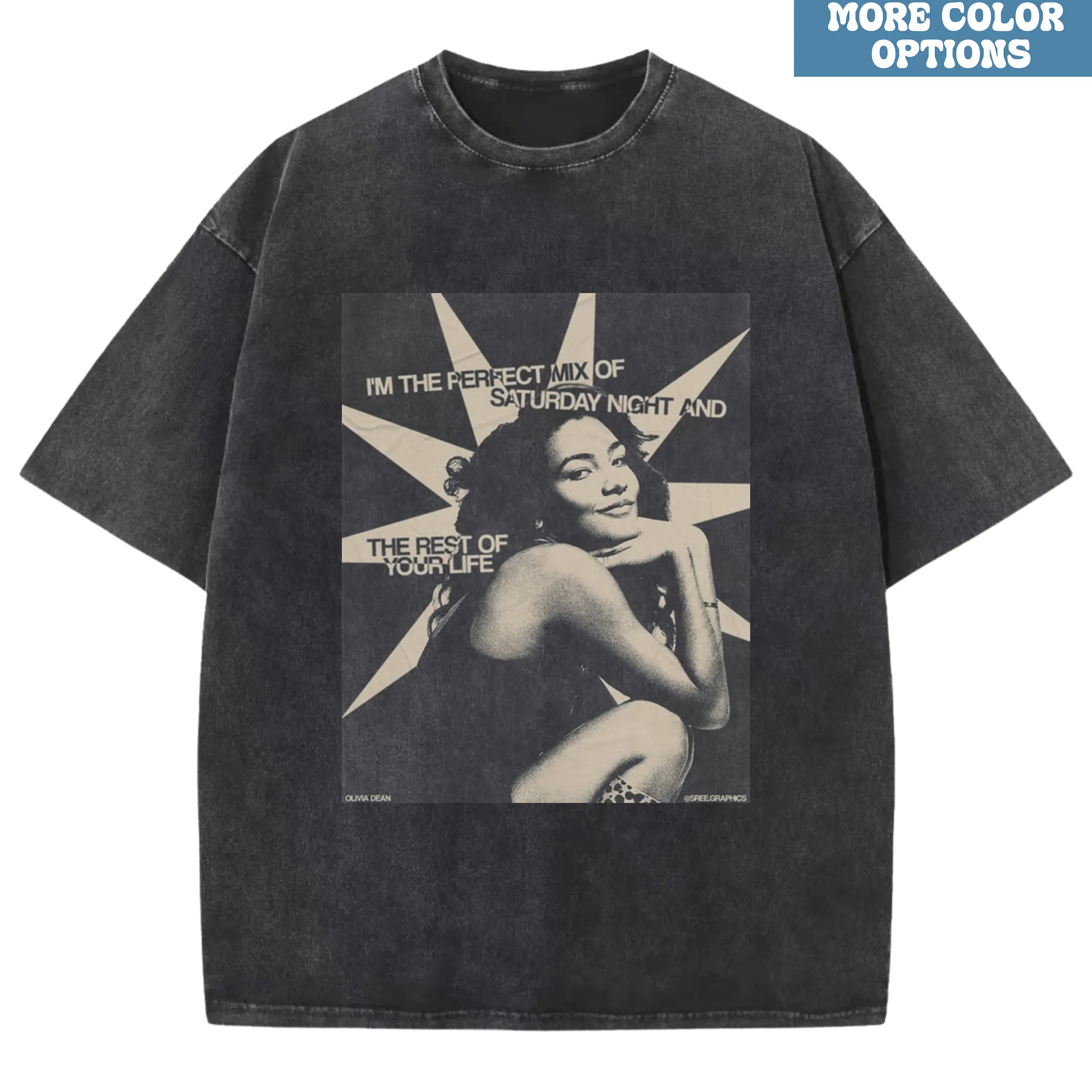 Comfort Colors Olivia Dean T-Shirt, Retro 90s Graphic Tee, Music Fan Shirt, Unisex Casual, Gift for Men and Women