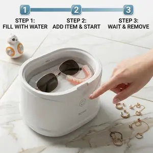 Ultrasonic Cleaner for Jewelry, Dentures & Eyewear