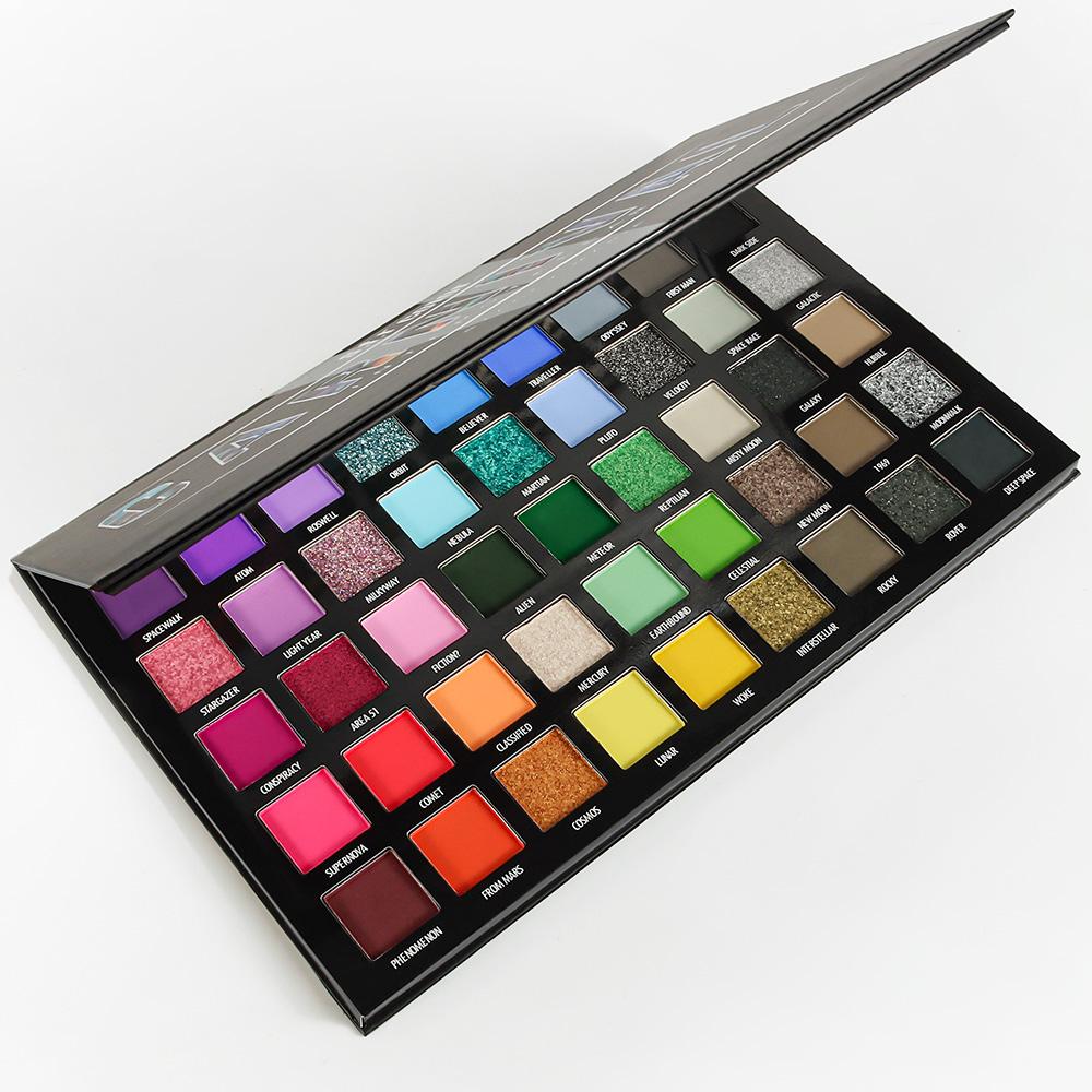 Multi-color eyeshadow palette, highly pigmented matte and shimmer combination, no fallout powder eyeshadow, easy blending, long-lasting makeup palette, holiday gift, Valentine’s Day gift, girls’ makeup set Cosmetic Cosmetic