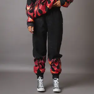 Adult Unisex Joggers - Flames Adult Unisex Joggers - Flames