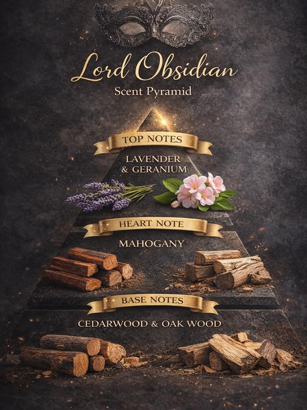 Polished Paradise Co Lord Obsidian Scented Mop Soap | Refined Masculine Floor Cleaner | 32 oz