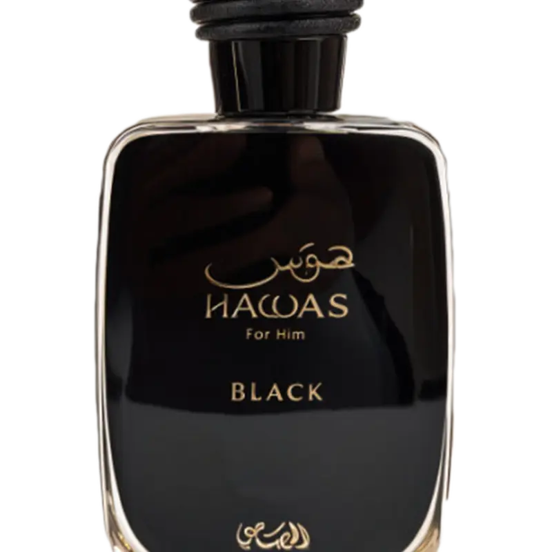 Rasasi Hawas Black Eau De Parfum For Men 100ml (3.4Oz) - New Rasasi Hawas Release - Great Men’s Cologne