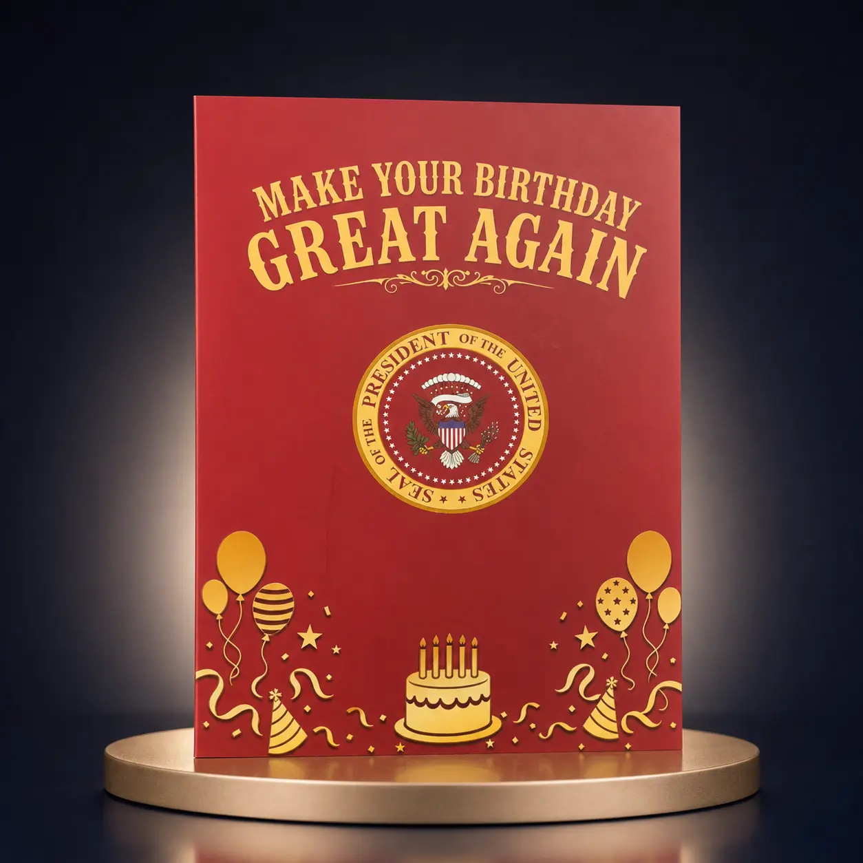 Funny Talking Birthday Card with Sound, Interactive Audio Greeting Card, Hilarious Gag Gift for Dad Mom Friends Family, 5x7 Birthday Card with Envelope