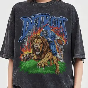 Detroit Football Game Day Comfort Colors Shirt, Detroit Skull Vintage Football Shirt, Gift For Fan Detroit