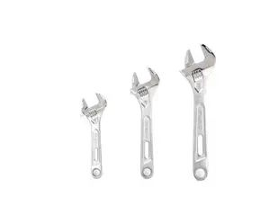 Kobalt 3-Piece Chrome Vanadium Steel Adjustable Wrench Set