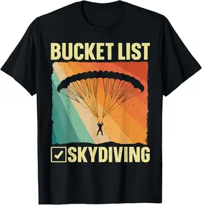 100% Cotton Fashion Garment Funny Skydiving Art For Men Women Skydiver Sky Diving Lover T-Shirt