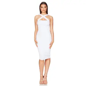 Nookie Farrah Midi Dress - White