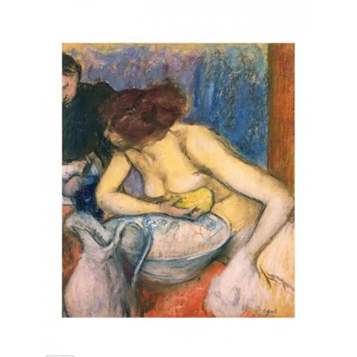 212 MAIN Artistic Edgar Degas 'The Toilet 1897' Vivid Detail Photo Poster Print - Heavy Paper, 24x36 in. Large Size Wall Decor, Ideal Gift for Room Decorations