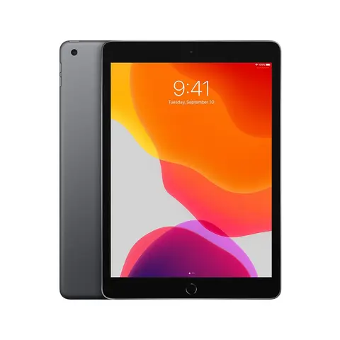 Refurbished 10.2" Screen iPad 7th Gen - 128GB Wi-Fi, Wireless Capable, A10 Fusion Chip, Rear Camera, Fingerprint Sensor, Space Gray (Excellent Condition)
