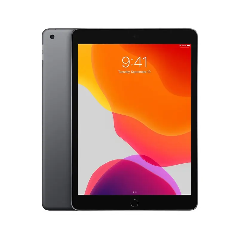 Refurbished 10.2" Screen iPad 7th Gen - 128GB Wi-Fi, Wireless Capable, A10 Fusion Chip, Rear Camera, Fingerprint Sensor, Space Gray (Excellent Condition)