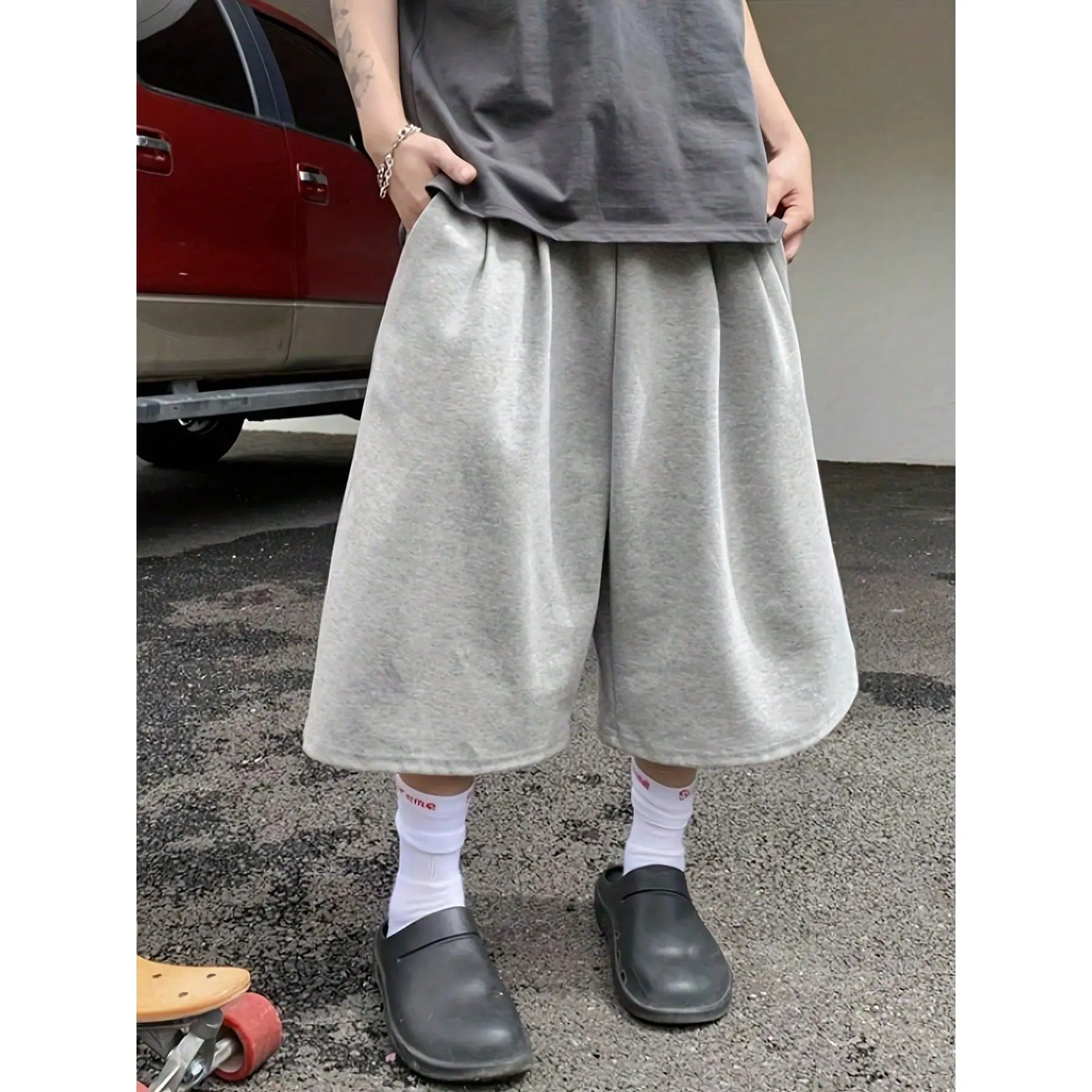 DealsForYouDays Men's Casual Mid-Length Shorts, Street Style For Summer DealsForYouDays Men's Casual Mid-Length Shorts, Street Style For Summer