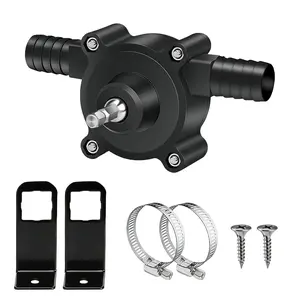 High-Flow Electric Drill Pump – Transfers Water, Oil, Diesel & Gasoline Up to 1.5X Faster. Self-Priming Portable Pump Attaches to Most Drills for Emergency Draining, Fuel Transfer & Flood Prevention. Complete Kit with Hoses & Stainless Steel Clamps