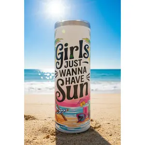 Summer Fun 20 oz Skinny Tumbler