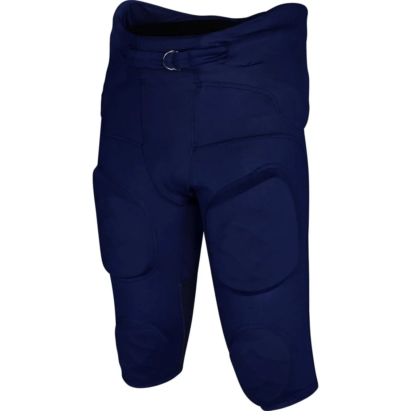 Exxact Sports Gladiator Mens Integrated Football Pants with Built-in Pads, Lightweight Ultra Flex Football Practice Pants (Navy)