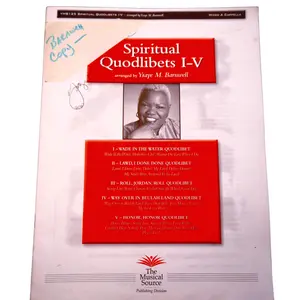 Signed Copy 2010 Spiritual Quodlibets Dr. Barnwell’s