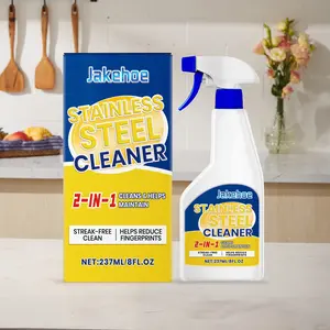 Stainless Steel Cleaner, No Fingerprint Residue Daily Maintenance Cleaning Agent, Essential Household Care Product, Liquid Cleaner, Stainless Steel Polish, Surface Cleaner