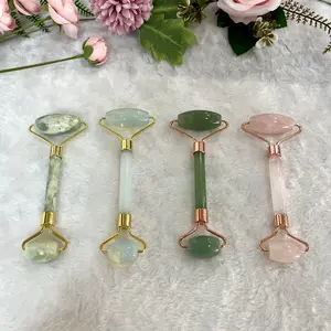 5 Counts Different Maerail Jade Roller Face Roller Stochastic Natural Crystals From IG Crystal Gift Skincare Smooth Facial Guasha Comfort
