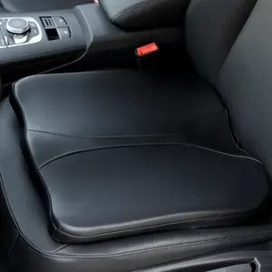 Car Seat Cushion, Memory Foam Car Cushion for Driving, Increase Height and Provided Comfort, Sciatica & Coccyx & Lower Back Pain Relief, Seat Cushion for Car, Truck, Office Chair.