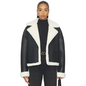 L'Academie by Marianna Oli Jacket in Black & Ivory
