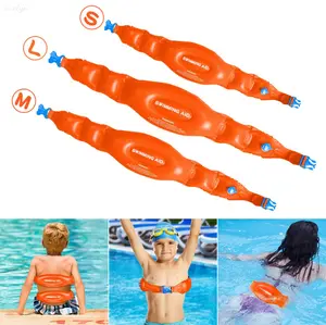 Connectable Inflatable Swim Belt, Multi‑Size Floating Waist Band, Portable Water Float Aid for Swimming Training