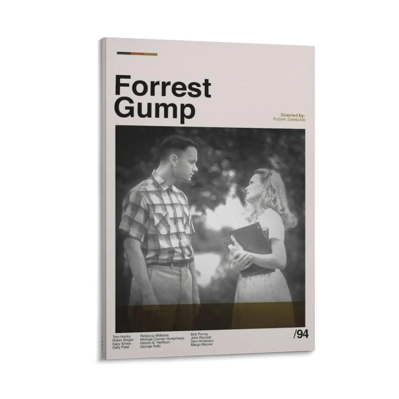 Forrest Gump Retro Movie Minimalist Poster Poster Canvas Wall Art For Bedroom Decor Bar Office Room Decor Gift
