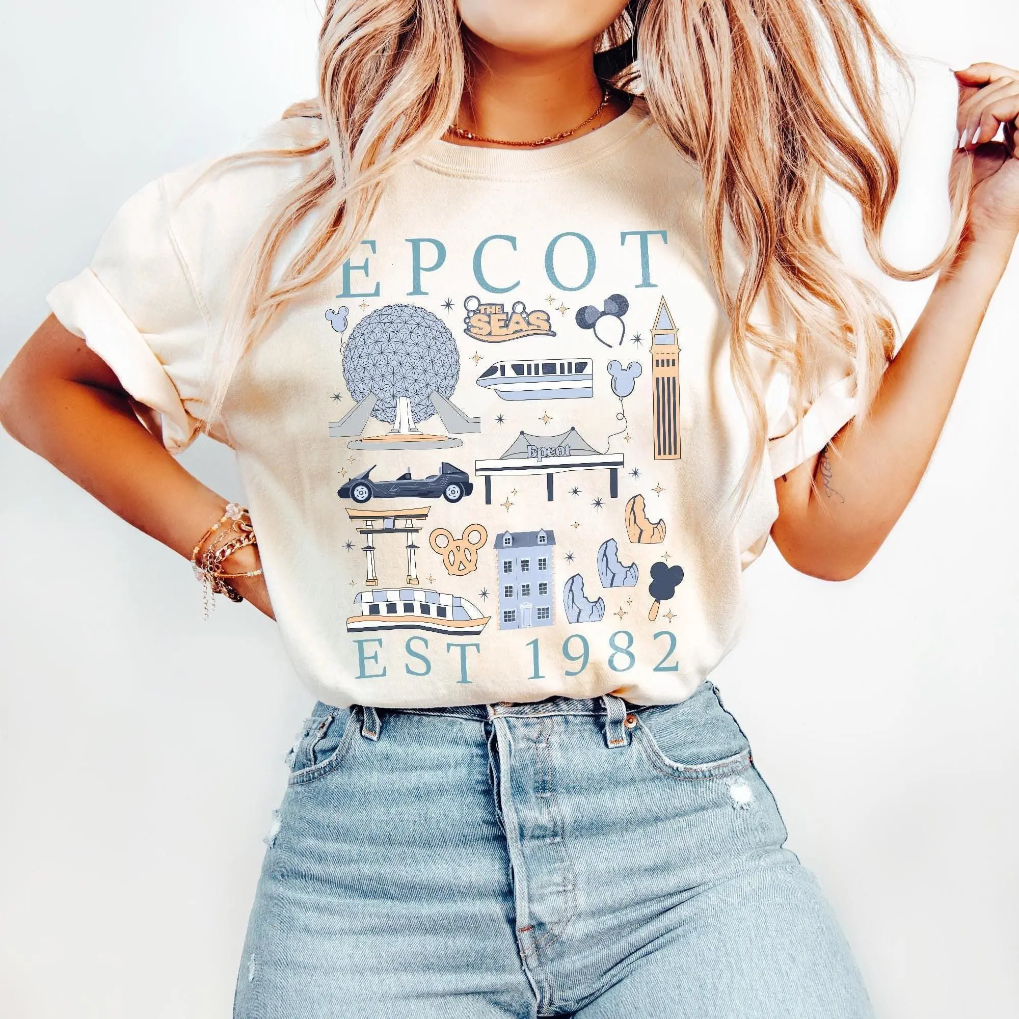 WDW Epcot Since 1982 Shirt, Epcot Shirt, Trip 2026 Shirt, Epcot World Tour 1982, Magic Kingdom Family Tee