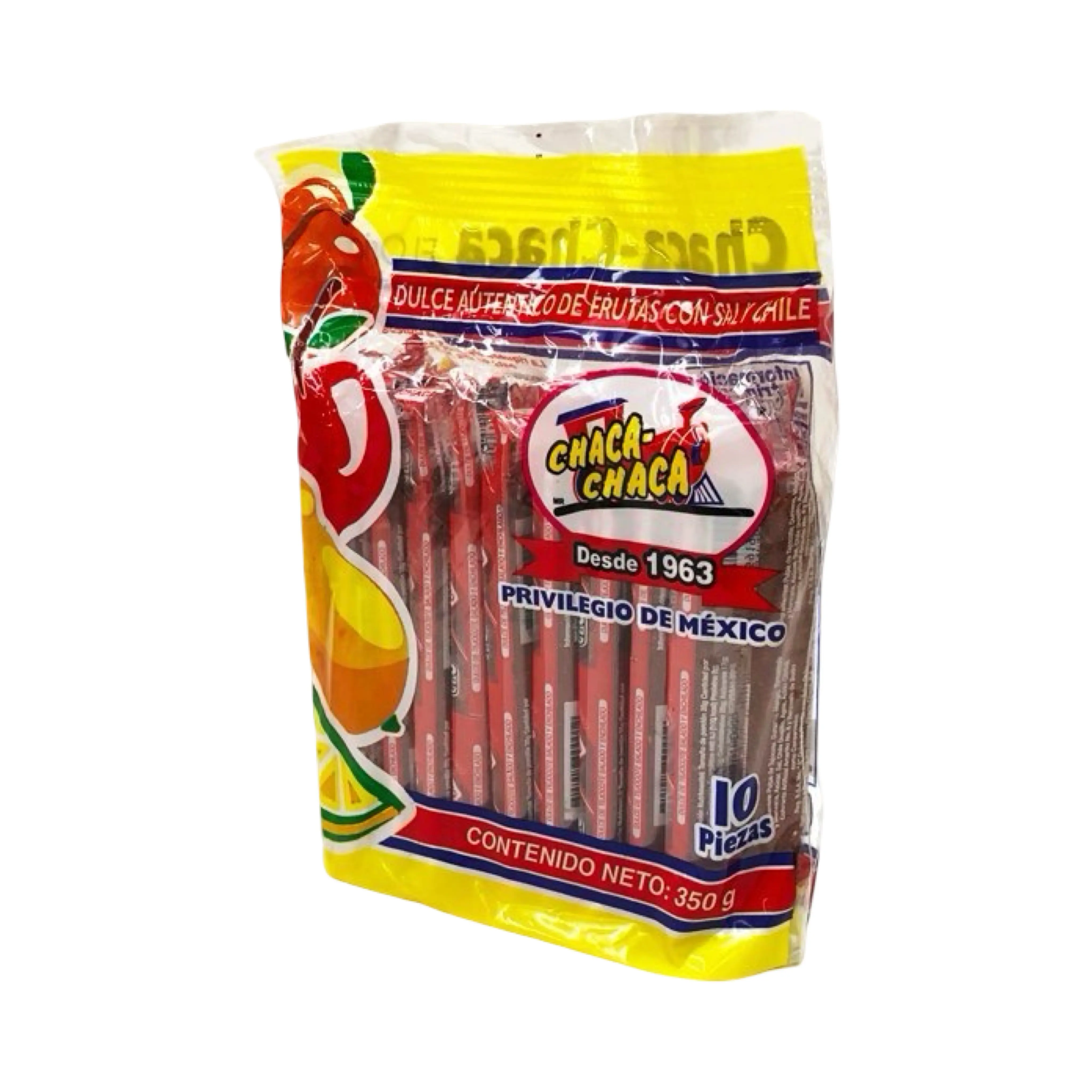 Chaca Chaca Bar (10 Pieces), Original Tamarindo Fruit Chili Candy Bar ...