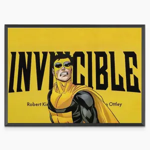 Invincible Mark Grayson Universe Poster Print, Comic Superhero Wall Art Decor for Bedroom Office Gaming Setup, Gift Idea for Teens Fans