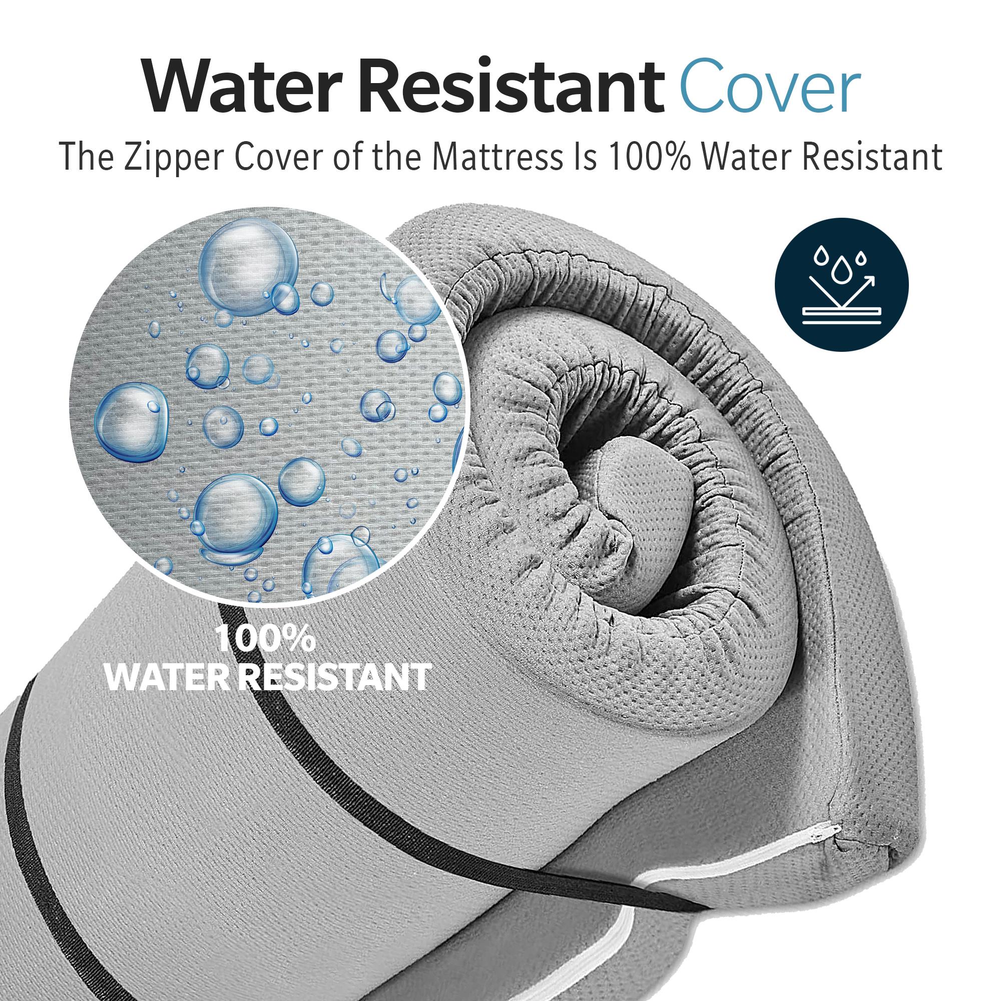 SAVEYOUR Thick 3" Memory Foam Camping Mattress Portable Waterproof CertiPUR-US Certified for RV Bunk Beds Guest Beds & Dorm Rooms