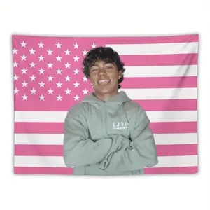 Actor Poster Malachi Celebrity Tapestry Barton Flag for Living Room Bedroom Wall Hanging for Friends Pink Gift